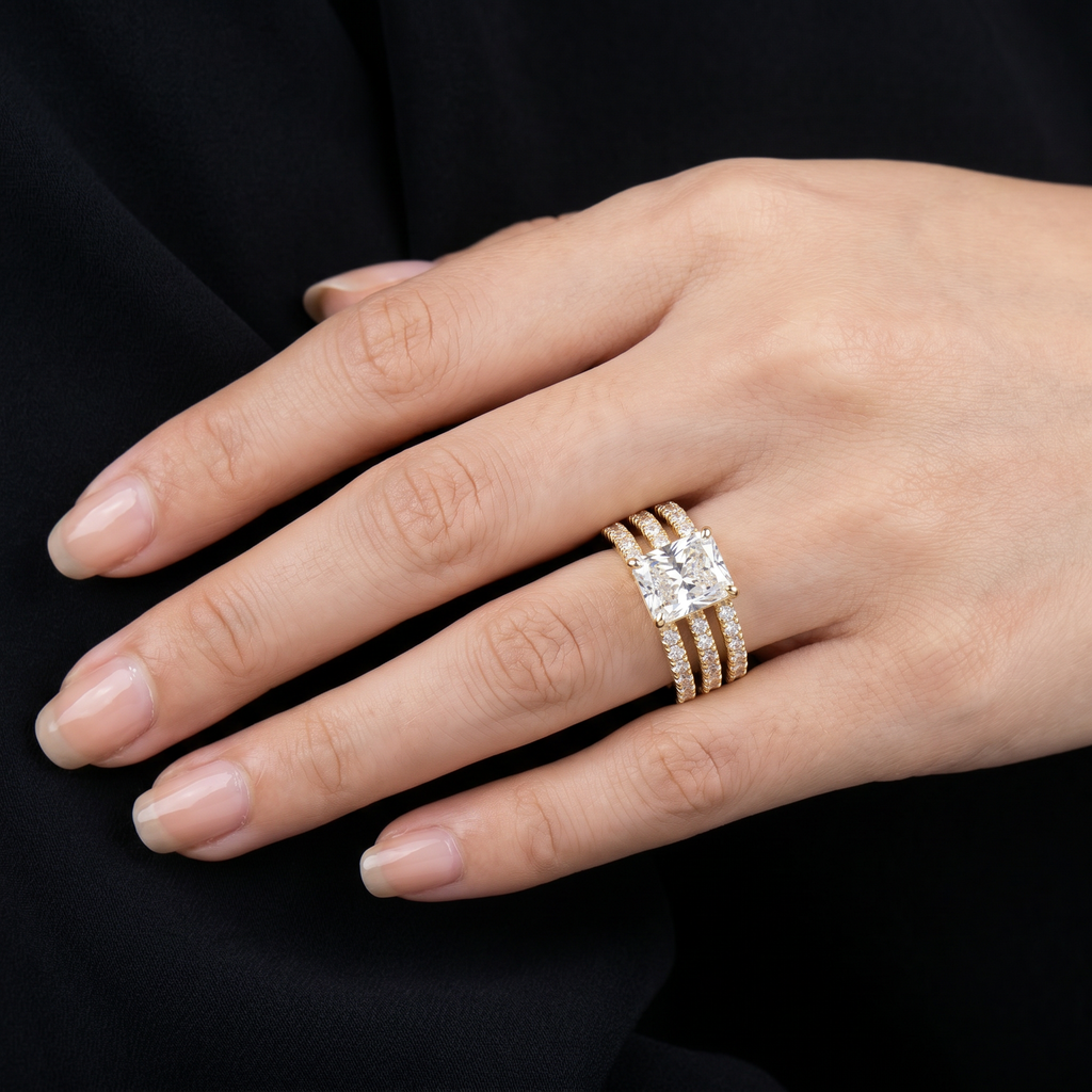 1.71Ct of Ring With the Purity of 18K