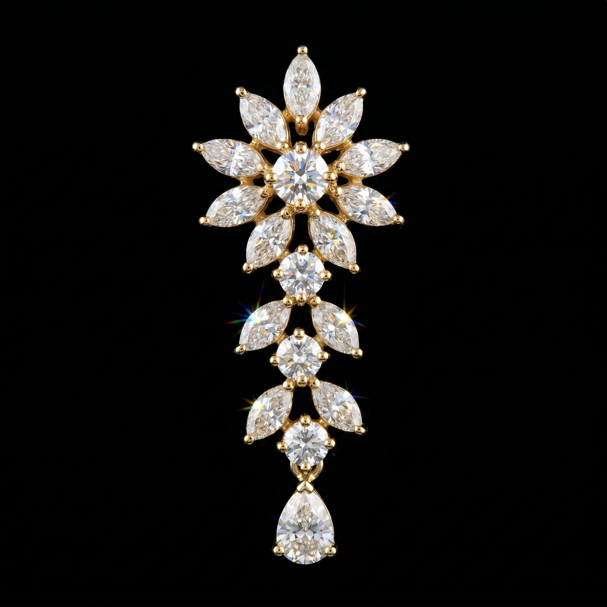 2.66Ct of Locket With the Purity of 18K