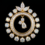 2.85Ct of Locket With the Purity of 18K