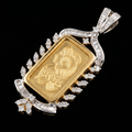 0.88Ct of Locket With the Purity of 18K