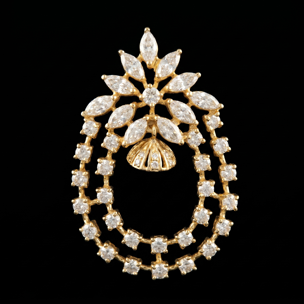 2.41Ct of Locket With the Purity of 18K