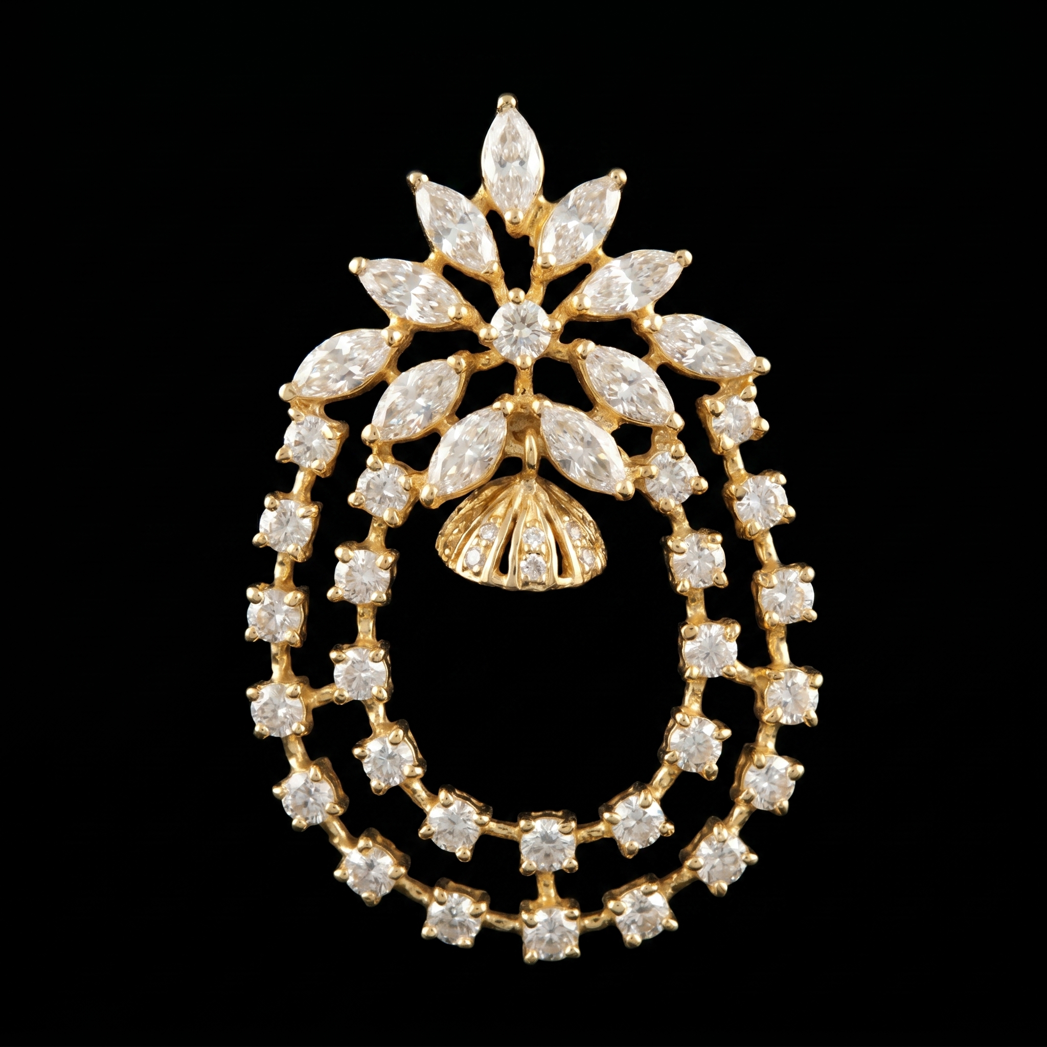 2.41Ct of Locket With the Purity of 18K