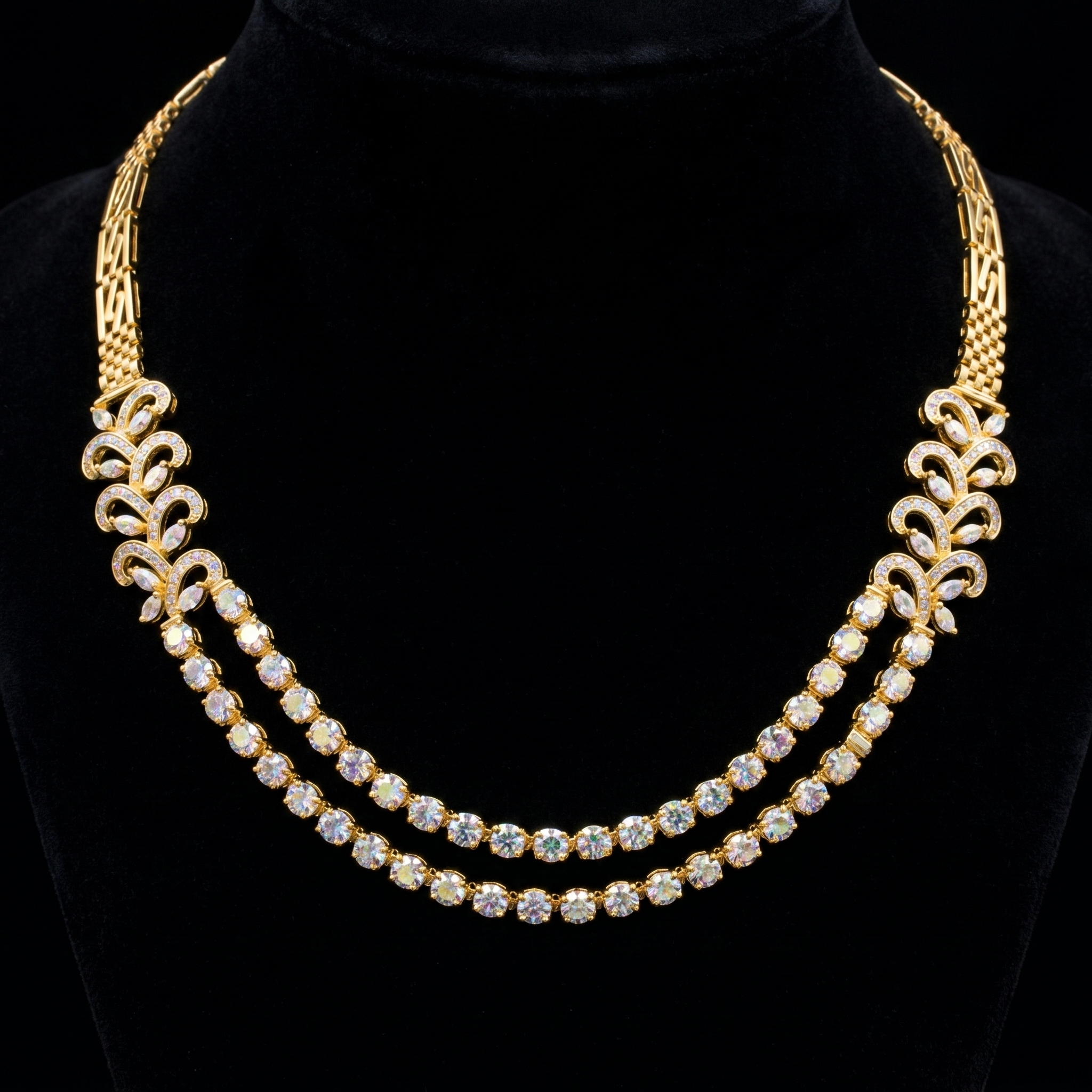 12.87Ct of Necklace with the Purity of 18K