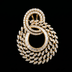 3.32Ct of Locket With the Purity of 18K