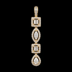 2.35Ct of Locket With the Purity of 18K