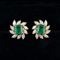 3.94Ct of Earring  With the Purity of 18K