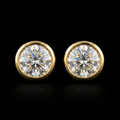 0.43Ct of Earring  With the Purity of 18K