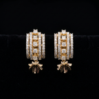 0.45Ct of Earring  With the Purity of 18K