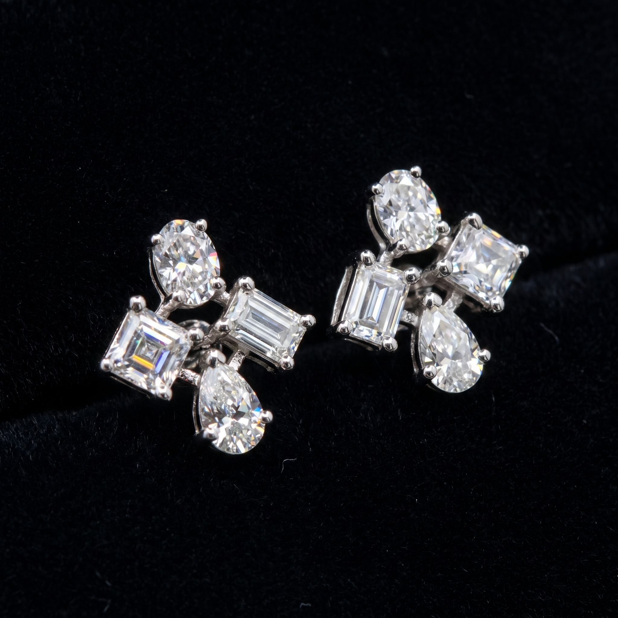 1.39Ct of Earring  With the Purity of 18K