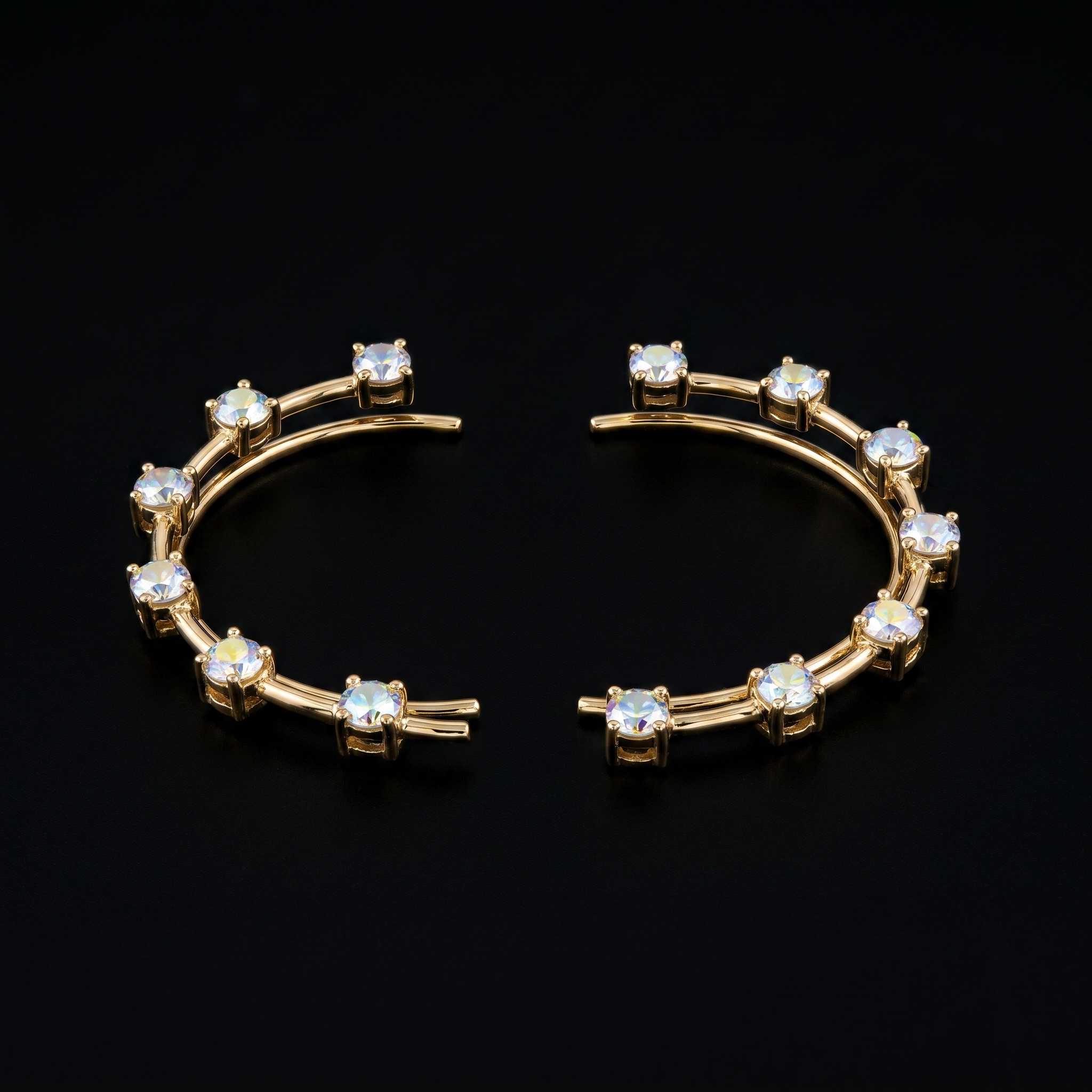1.52Ct of Earring  With the Purity of 18K