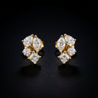 1.85Ct of Earring  With the Purity of 18K