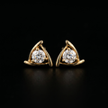 0.6Ct of Earring  With the Purity of 18K