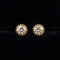 1.04Ct of Earring  With the Purity of 18K