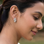 4.15Ct of Earring  With the Purity of 18K