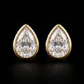 0.28Ct of Earring  With the Purity of 18K