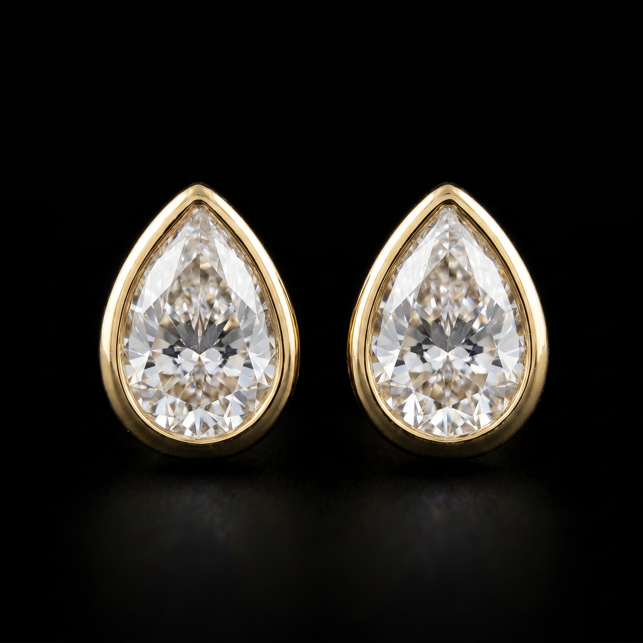 0.28Ct of Earring  With the Purity of 18K
