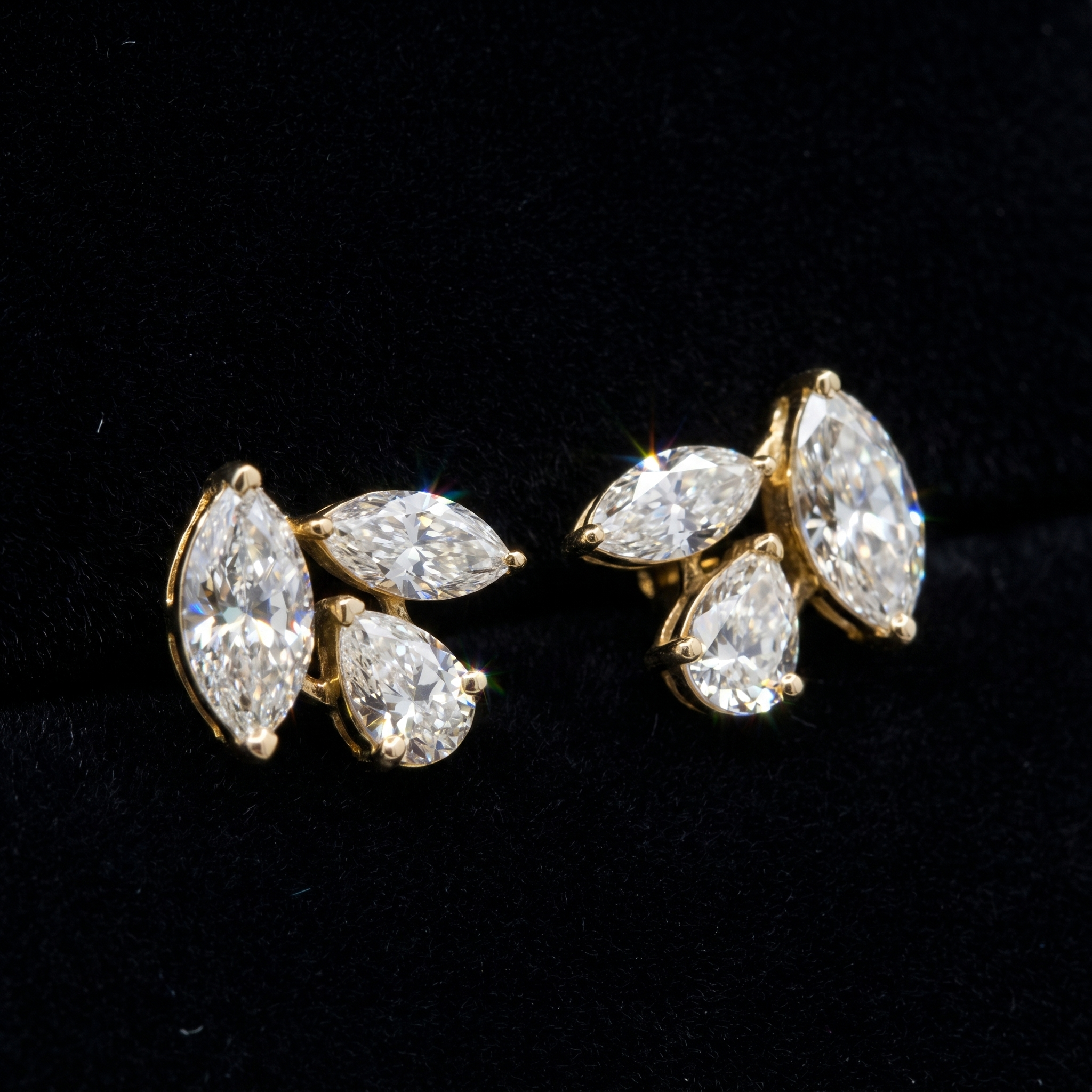 2.16Ct of Earring  With the Purity of 18K