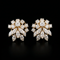 4.37Ct of Earring  With the Purity of 18K