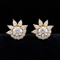 3.14Ct of Earring  With the Purity of 18K