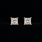 0.63Ct of Earring  With the Purity of 18K