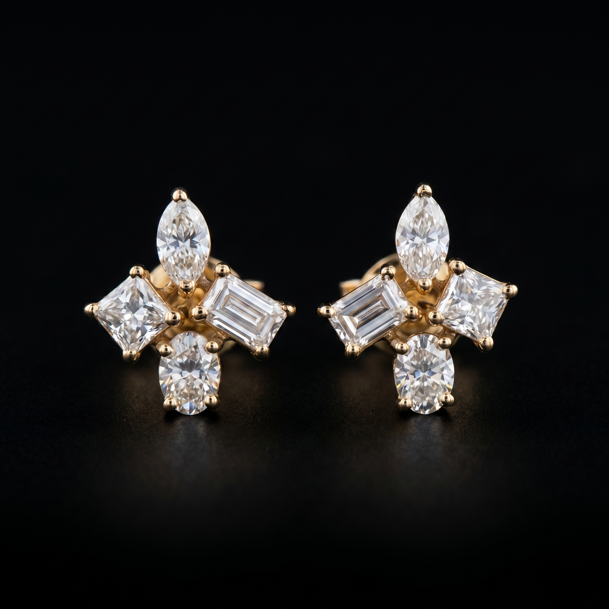 1.5Ct of Earring With the Purity of 18K