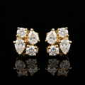 2.5Ct of Earring  With the Purity of 18K