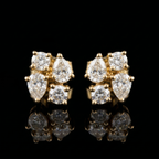 2.5Ct of Earring  With the Purity of 18K