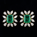 16.58Ct of Earring  With the Purity of 18K