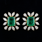 16.58Ct of Earring  With the Purity of 18K