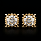0.8Ct of Earring With the Purity of 18K