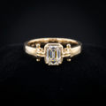 0.01Ct of Mens Ring With the Purity of 18K