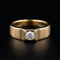 2Ct of Mens Ring With the Purity of 18K