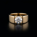 2Ct of Mens Ring With the Purity of 18K