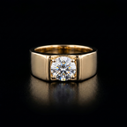 2Ct of Mens Ring With the Purity of 18K