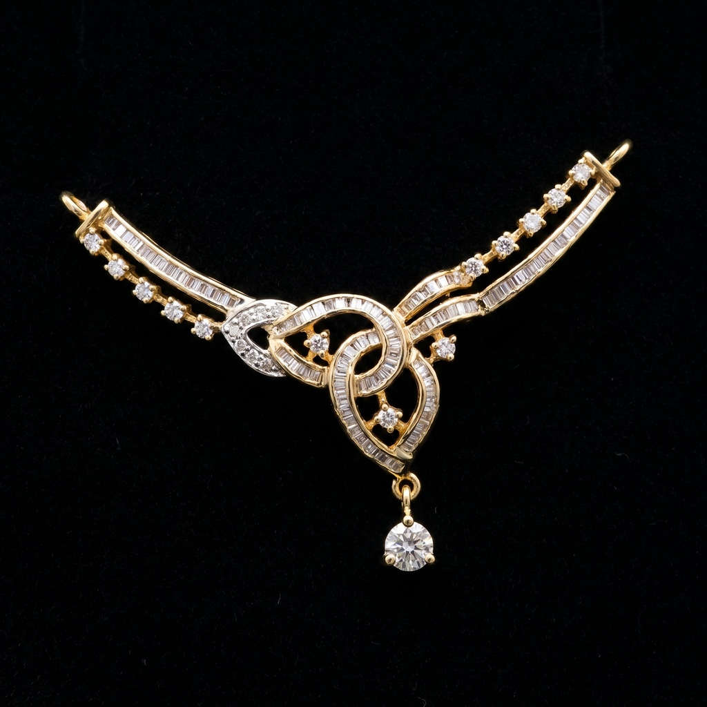4Ct of Pendent With the Purity of 18K