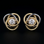 2Ct of Earring With the Purity of 18K
