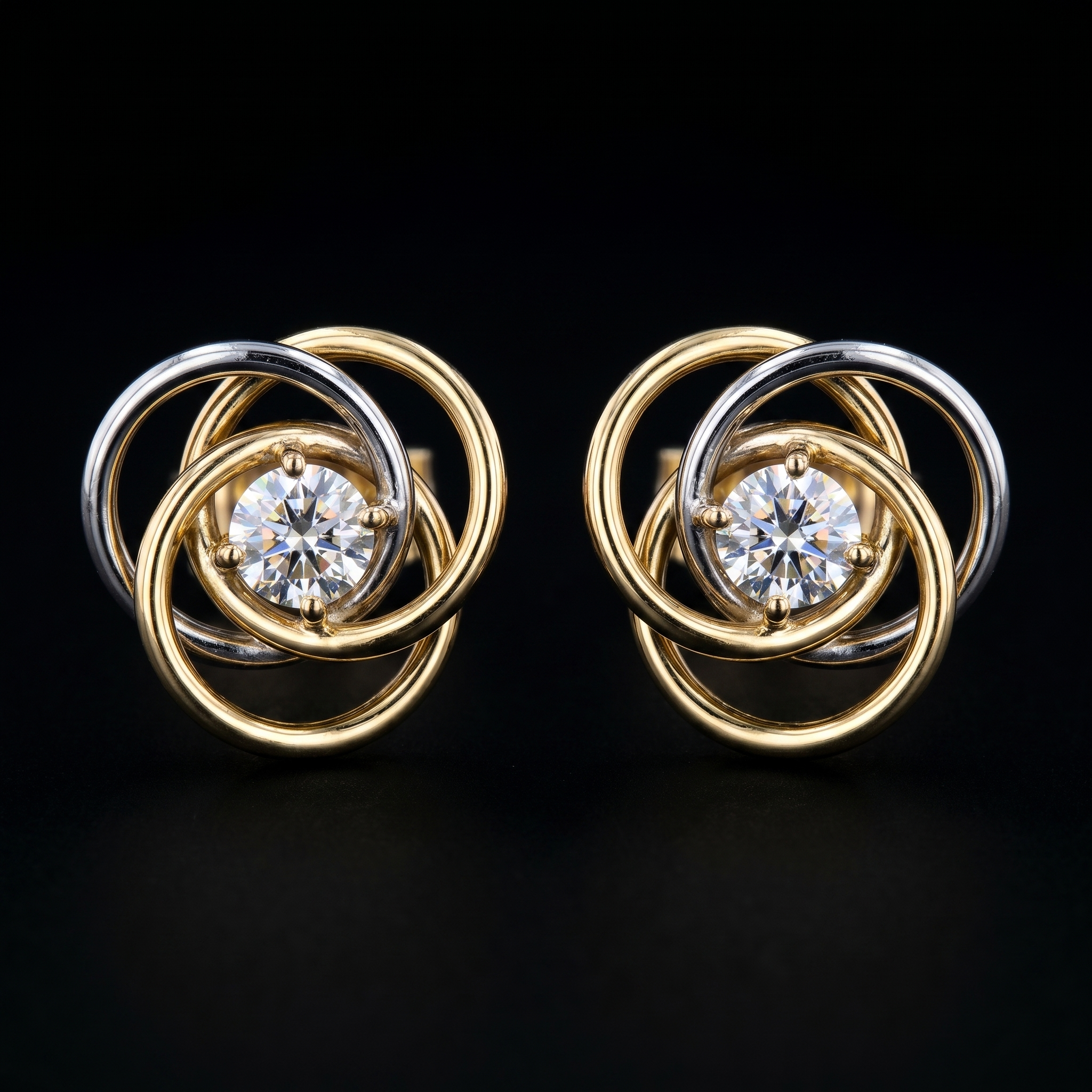 2Ct of Earring With the Purity of 18K