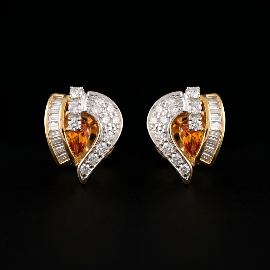 1.3Ct of Earring With the Purity of 18K