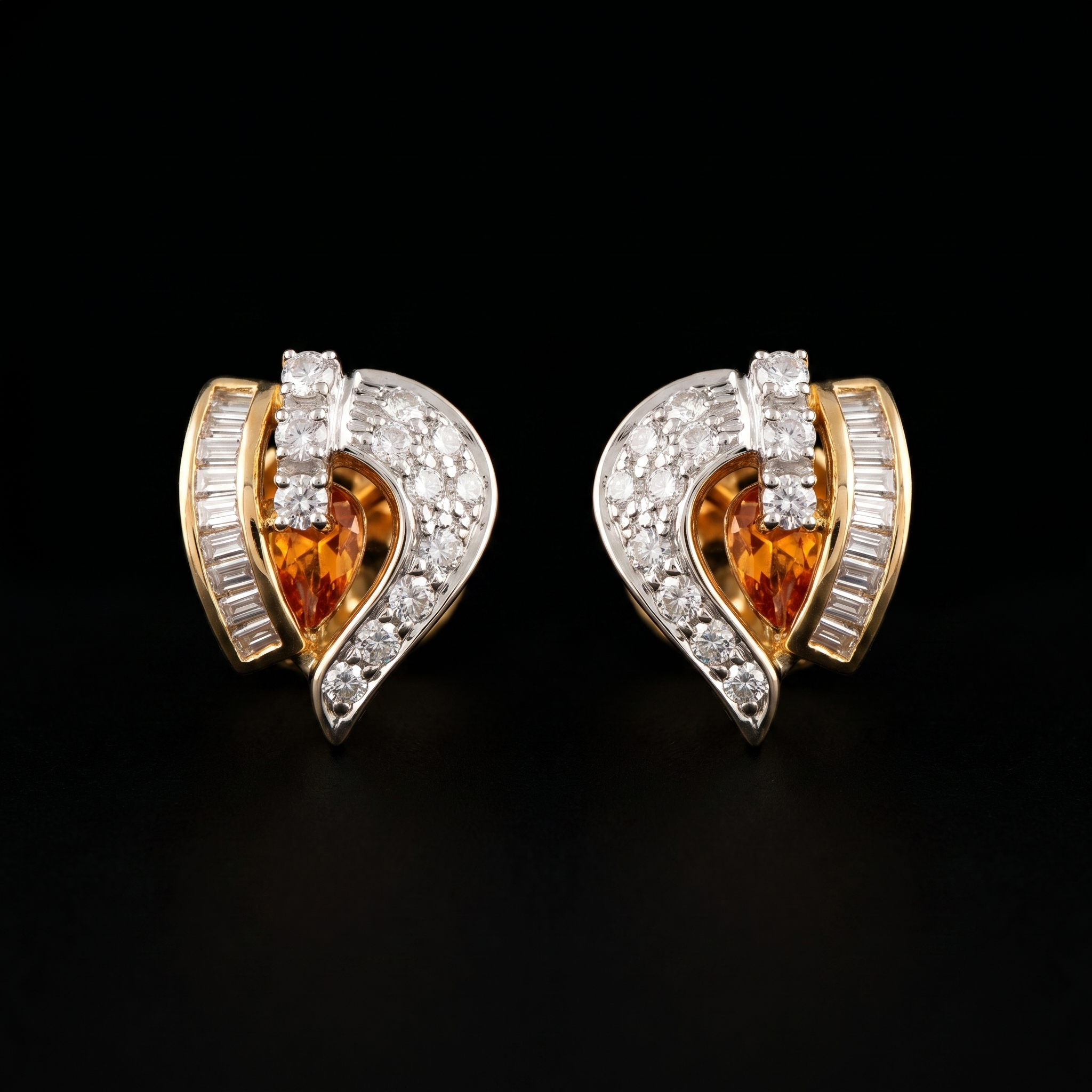 1.3Ct of Earring With the Purity of 18K