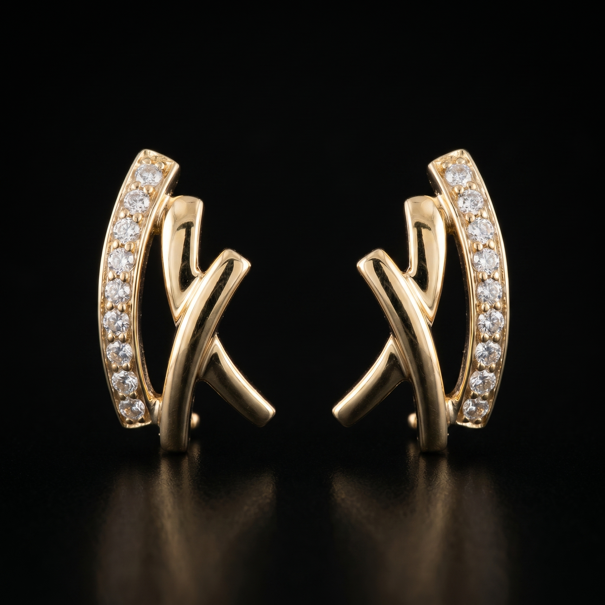 0.5Ct of Earring With the Purity of 18K