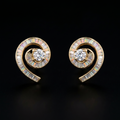 2.55Ct of Earring With the Purity of 18K