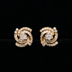 1.5Ct of Earring With The Purity of 18K