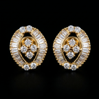1.8Ct of Earring With the Purity of 18K