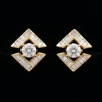 3.5Ct of Earring With the Purity of 18K