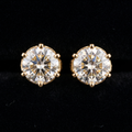 3Ct of Earring With the Purity of 18K