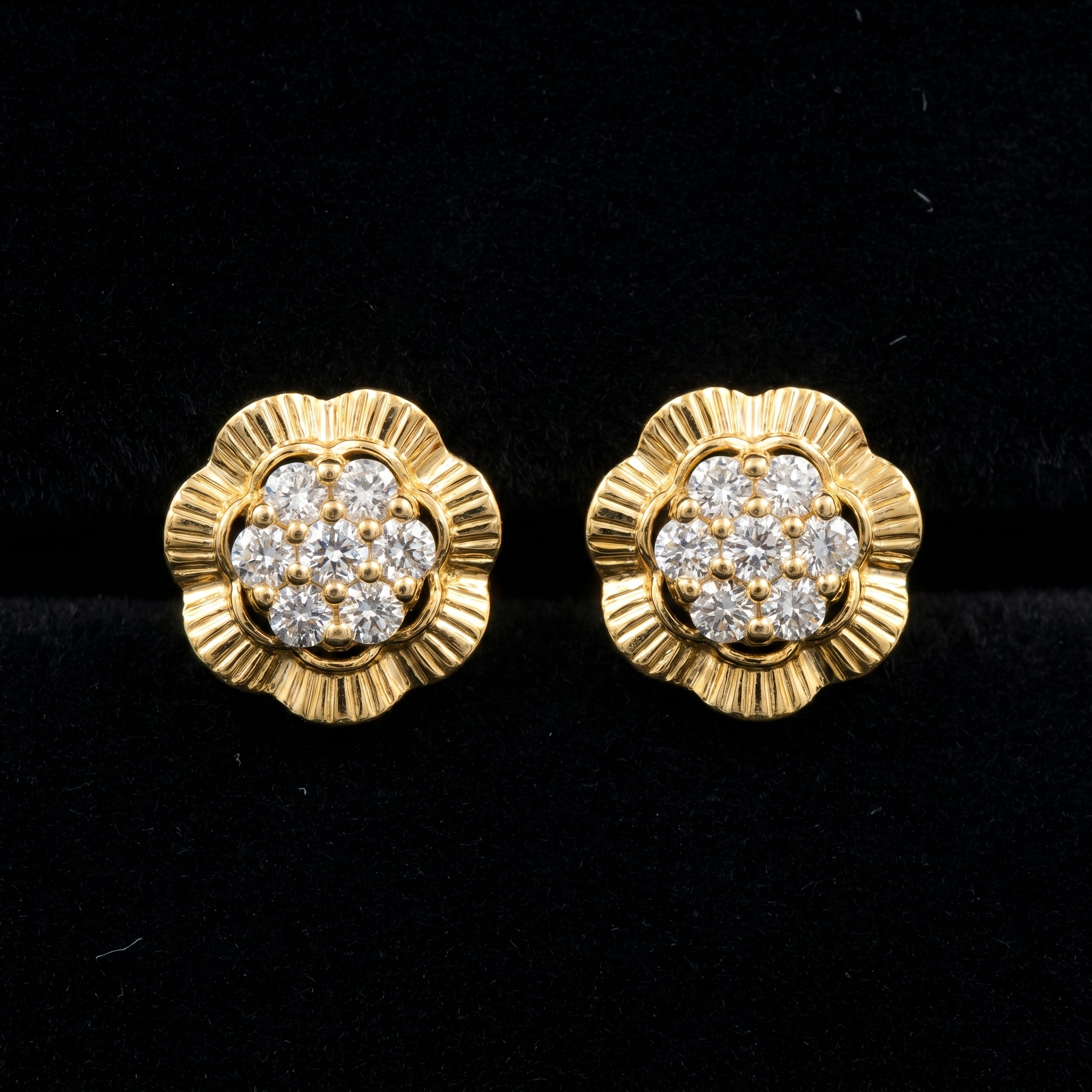 1.2Ct of Earring With the Purity of 18K