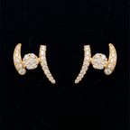1.5Ct of Earring With the Purity of 18K