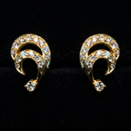 0.8Ct of Earring With the Purity of 18K