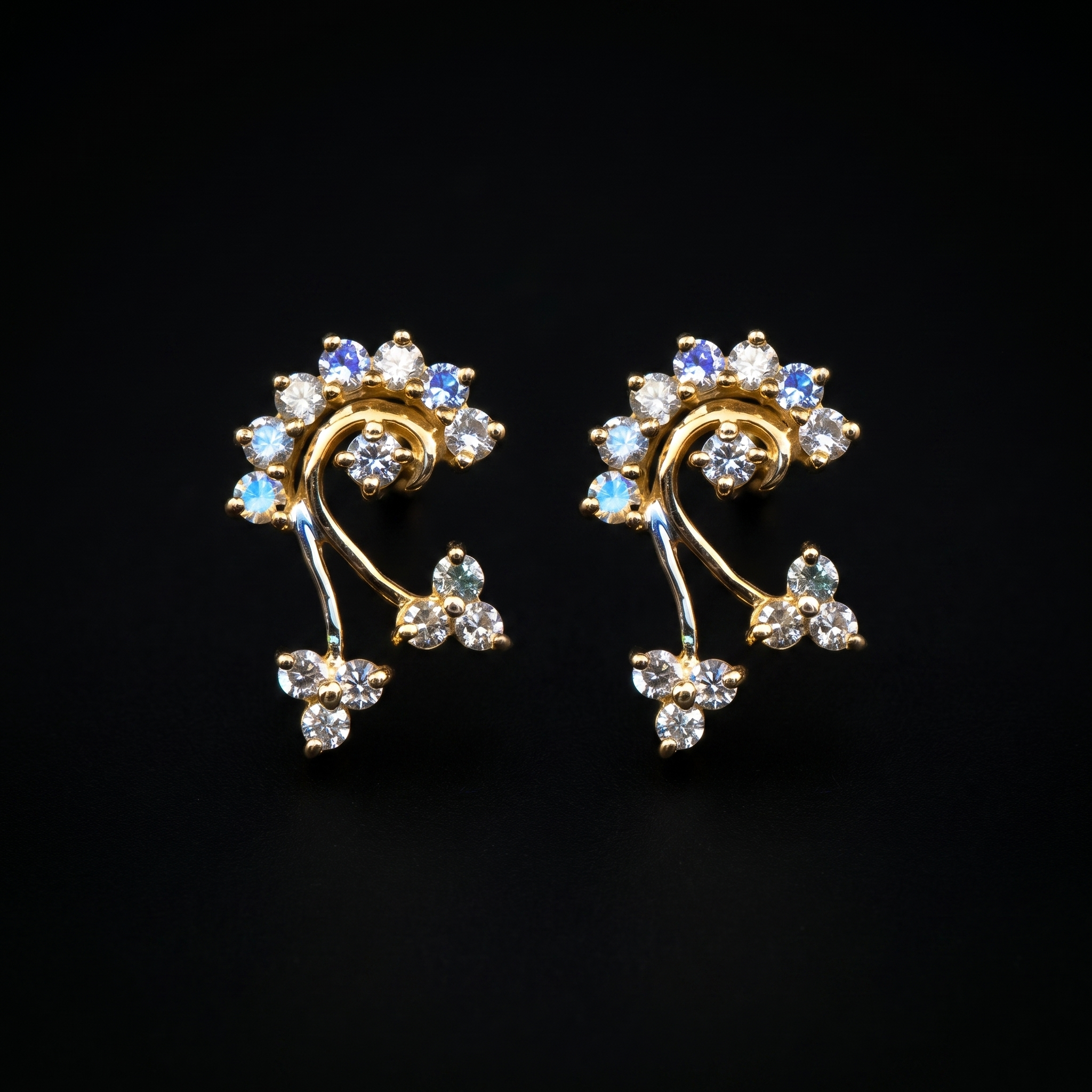 0.7Ct of Earring With the Purity of 18K