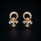 0.7Ct of Earring With the Purity of 18K